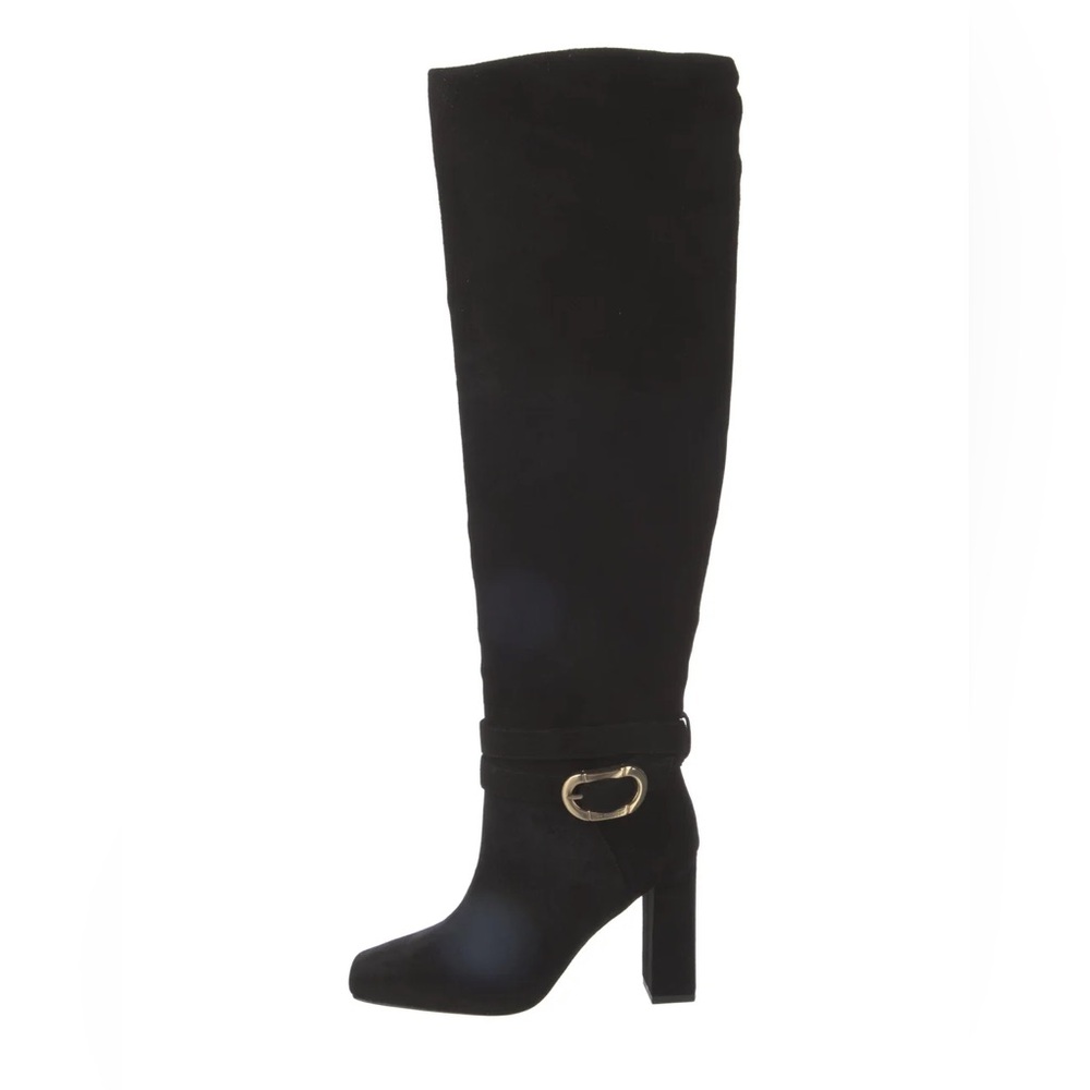Dee Ocleppo "Samantha" Over-the-Knee Suede Boots – Black – Size 36 (NWOB)